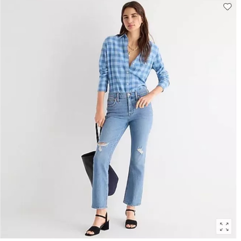 J.Crew demi boot crop, size 30